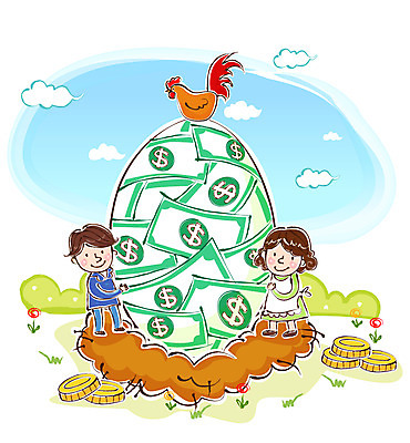 전신 부부 여자 남자 꽃 지폐 돈 일러스트 남편 서기 사람 성인 두명 금융 경제 달러 알 동전 닭 아내 가정경제 황금알 성인만 국내일러스트 AI파일 식물 커플 가정 모션 조류 재산 파일형식 벡터