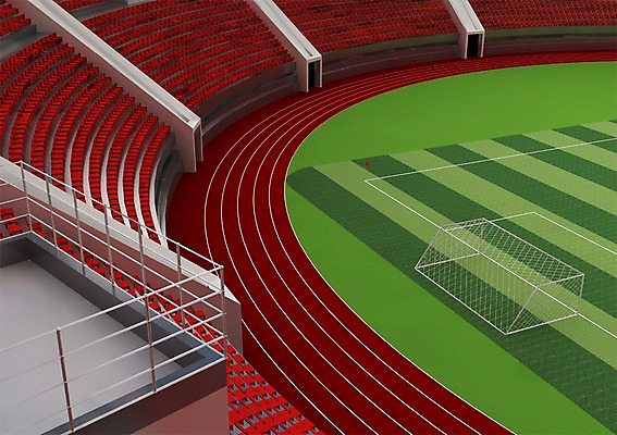 PSD 편집이미지 스포츠 스포츠시설 난간 잔디 사람없음 그래픽 운동 3D소스 3D 축구 스타디움 경기장 축구장 골대 입체 트랙 축구골대 객석 편집소스 편집3D 식물 건강 구기 디지털합성 시설 파일형식