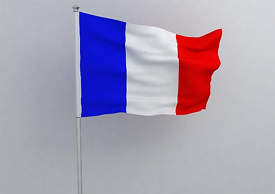 PSD 편집이미지 문양 유럽 나라 상징 컬러 백그라운드 무늬 사람없음 그래픽 빨간색 파란색 3D소스 3D 줄무늬 프랑스 흰색 깃발 국기 입체 깃대 삼색기 세로줄 프랑스국기 편집소스 편집3D 선 디지털합성 파일형식