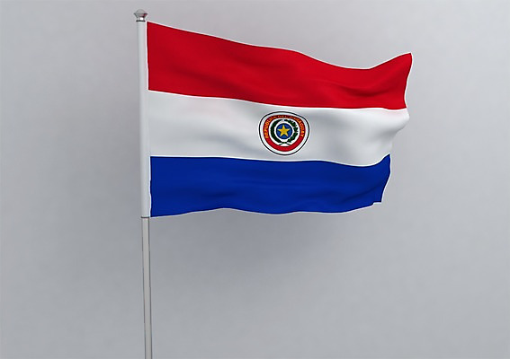 PSD 편집이미지 문양 나라 별 상징 컬러 백그라운드 무늬 사람없음 그래픽 빨간색 파란색 3D소스 3D 줄무늬 흰색 깃발 남아메리카 국기 입체 깃대 삼색기 파라과이 파라과이국기 편집소스 편집3D 자연요소 아메리카 디지털합성 파일형식