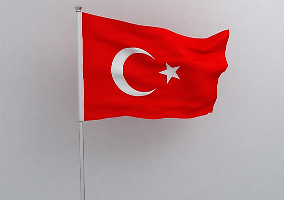 PSD 편집이미지 문양 나라 별 상징 컬러 백그라운드 무늬 중동 사람없음 그래픽 빨간색 3D소스 3D 달 깃발 국기 입체 깃대 아이일디즈 터키국기 편집소스 튀르키예 편집3D 자연요소 아시아 디지털합성 파일형식