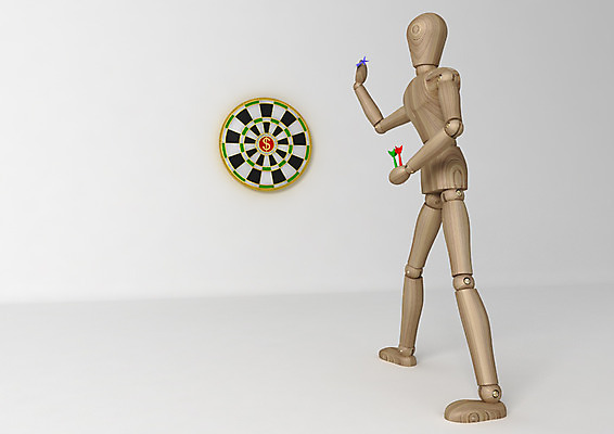 PSD 편집이미지 인형 서기 사람없음 옆모습 그래픽 3D소스 3D 놀이용품 게임 던지기 과녁판 목표 다트 입체 목각인형 구체관절인형 다트게임 편집소스 편집3D 뷰포인트 컨셉 모션 놀이 디지털합성 오브젝트 파일형식