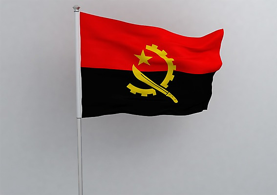 PSD 편집이미지 문양 별 상징 컬러 백그라운드 무늬 아프리카 사람없음 그래픽 빨간색 노란색 3D소스 3D 검은색 깃발 칼 국기 입체 깃대 앙골라 앙골라국기 편집소스 편집3D 자연요소 나라 디지털합성 파일형식