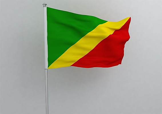 PSD 편집이미지 문양 나라 상징 컬러 백그라운드 무늬 아프리카 사람없음 그래픽 빨간색 초록색 노란색 3D소스 3D 줄무늬 깃발 국기 입체 깃대 대각선 콩고 콩고국기 편집소스 편집3D 선 디지털합성 파일형식