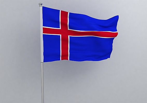 PSD 편집이미지 문양 유럽 나라 상징 컬러 백그라운드 십자가 무늬 아이슬란드 사람없음 그래픽 빨간색 파란색 3D소스 3D 깃발 국기 입체 깃대 십자 아이슬란드국기 편집소스 편집3D 디지털합성 파일형식