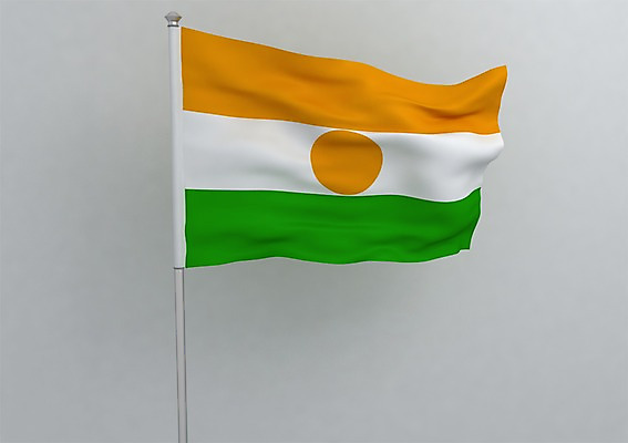 PSD 편집이미지 문양 나라 상징 컬러 백그라운드 무늬 아프리카 사람없음 그래픽 초록색 노란색 3D소스 3D 줄무늬 흰색 깃발 원형 국기 입체 깃대 삼색기 니제르 편집소스 편집3D 도형 디지털합성 파일형식