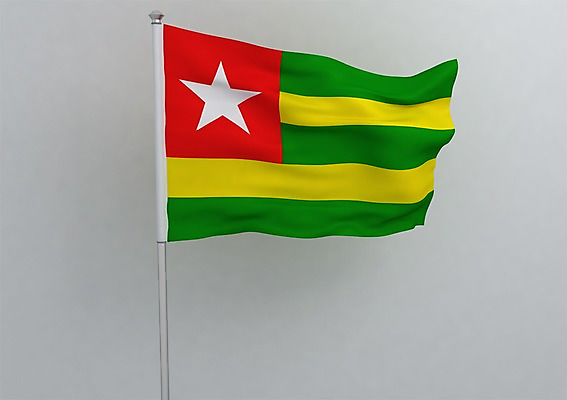 PSD 편집이미지 문양 나라 별 상징 백그라운드 무늬 아프리카 사람없음 그래픽 3D소스 3D 줄무늬 깃발 국기 입체 깃대 토고 토고국기 편집소스 편집3D 자연요소 디지털합성 파일형식 서아프리카