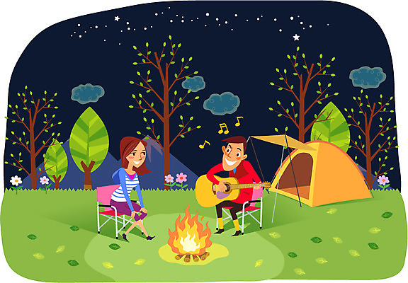 전신 나무 식물 구름 라이프스타일 커플 여자 남자 꽃 별 악기 음악 연주 의자 음표 일러스트 노래 자연 밤하늘 하늘 레저용품 레저 산 아웃도어 텐트 캠핑도구 사람 앉기 초원 성인 취미 두명 라이프 캠핑 기타 풀 모닥불 즐거움 상쾌 성인만 국내일러스트 AI파일 자연요소 기호 감정 가구 관계 모션 불 현악기 문화예술 생활 도구 야간 생태계 파일형식 벡터
