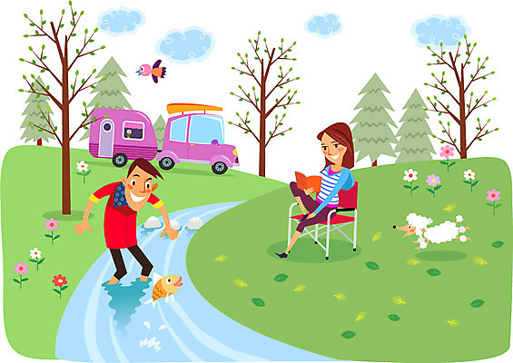 전신 나무 식물 동물 구름 라이프스타일 커플 여자 남자 꽃 교통수단 의자 일러스트 자동차 자연 물놀이 조류 하늘 레저용품 레저 아웃도어 캠핑도구 어류 서기 들기 사람 앉기 초원 성인 취미 두명 라이프 책 반려동물 강 캠핑 풀 개울 강아지 즐거움 상쾌 캠핑카 성인만 국내일러스트 AI파일 자연요소 감정 육상교통 가구 교통 관계 모션 놀이 생활 수중동물 도구 개 생태계 파일형식 벡터