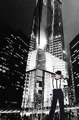 PSD 서양인 외국인 백인 편집 편집이미지 모자 우먼라이프 여자 패션 포즈 비즈니스 모션 지팡이 담배 한명 서기 사람 빌딩 20대 성인 야외 건물 앞모습 비즈니스라이프 고층빌딩 도시 비즈니스우먼 매니시 매니시룩 멜빵바지 멜빵 중절모 남장 페도라 오피스룩 여자만 여자한명만 성인여자만 청년만 청년여자만 성인한명만 청년여자한명만 성인여자한명만 성인만 이미지편집 모자_잡화 1 라이프스타일 건축물 잡화 옷 뷰포인트 바지 인종 청년 직장인 파일형식