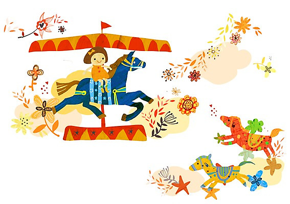 전신 PSD 식물 동물 라이프스타일 여자 꽃 어린이라이프 어린이 일러스트 포유류 놀이 함께함 한명 사람 앉기 소녀 취미 라이프 말_동물 놀이기구 즐거움 회전목마 소통 여자만 여자한명만 어린이만 소녀만 소녀한명만 국내일러스트 1 감정 컨셉 모션 생활 파일형식