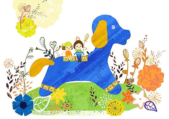 전신 PSD 식물 동물 라이프스타일 여자 남자 꽃 어린이라이프 어린이 일러스트 놀이 함께함 사람 앉기 소녀 소년 취미 두명 라이프 반려동물 풀 강아지 즐거움 소통 어린이만 국내일러스트 감정 컨셉 모션 생활 개 파일형식