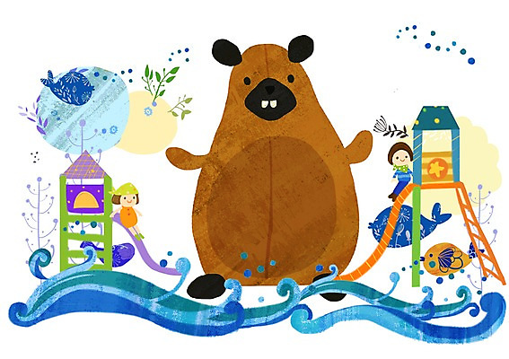 전신 PSD 라이프스타일 여자 남자 어린이라이프 물결 어린이 파도 일러스트 포유류 놀이 함께함 어류 사람 앉기 소녀 소년 취미 두명 라이프 물 기구 도구 미끄럼틀 놀이기구 즐거움 소통 수달 어린이만 국내일러스트 자연요소 동물 감정 바다 컨셉 모션 생활 수중동물 파일형식