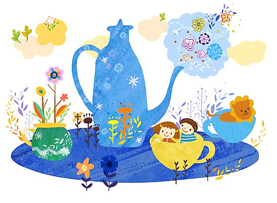 PSD 나무 식물 동물 구름 라이프스타일 여자 남자 꽃 어린이라이프 화분 어린이 일러스트 포유류 놀이 주전자 잔 함께함 사람 앉기 소녀 소년 상반신 취미 두명 라이프 컵 기구 도구 놀이기구 사자 커피잔 찻잔 즐거움 소통 어린이만 국내일러스트 자연요소 식기 감정 커피 컨셉 모션 주방용품 생활 파일형식