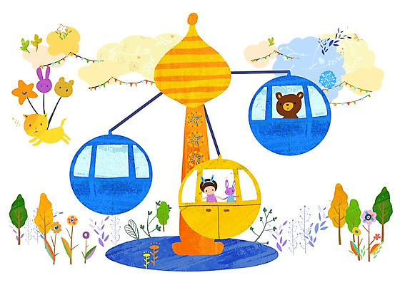 PSD 나무 식물 동물 구름 라이프스타일 남자 꽃 어린이라이프 어린이 일러스트 곰 포유류 놀이 함께함 한명 사람 앉기 소녀 상반신 취미 라이프 고양이 놀이공원 기구 도구 토끼 놀이기구 즐거움 대관람차 풍선 소통 어린이만 국내일러스트 자연요소 1 여자 감정 컨셉 모션 생활 반려동물 테마파크 파일형식