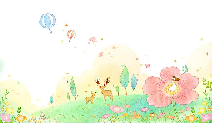 전신 PSD 나무 식물 동물 여자 꽃 어린이 백그라운드 꽃밭 일러스트 자연 사슴 한명 사람 앉기 풍경 소녀 잔디 기구 열기구 풀 자연백그라운드 여자만 여자한명만 어린이만 소녀만 소녀한명만 국내일러스트 1 포유류 항공교통 모션 생태계 파일형식