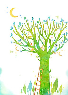 전신 PSD 나무 식물 동물 여자 별 어린이 백그라운드 일러스트 사다리 자연 조류 한명 사람 앉기 풍경 소녀 잠옷 달 풀 초승달 자연백그라운드 하품 여자만 여자한명만 어린이만 소녀만 소녀한명만 국내일러스트 자연요소 1 옷 모션 도구 생태계 생리현상 파일형식