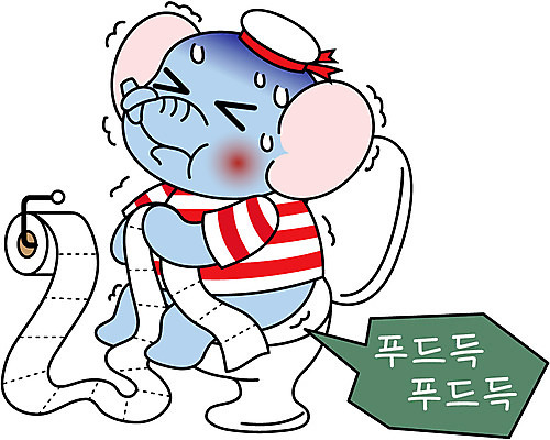 동물 캐릭터 모자 라이프스타일 동물캐릭터 스티커 일러스트 사람없음 일상 라이프 생활 화장지 화장실 변기 비코와아리 코끼리캐릭터 변기통 변비 일러캐릭터 AI파일 잡화 코끼리 파일형식 벡터