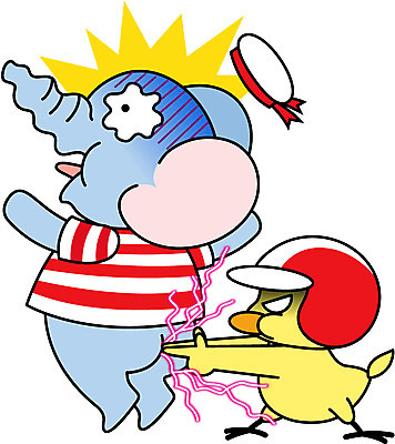 동물 캐릭터 모자 라이프스타일 동물캐릭터 스티커 일러스트 장난 손짓 사람없음 일상 라이프 생활 놀람 고통 헬멧 새캐릭터 닭캐릭터 비코와아리 병아리캐릭터 코끼리캐릭터 똥침 일러캐릭터 AI파일 잡화 감정 모션 조류 코끼리 표정 병아리 닭 보호장비 파일형식 벡터