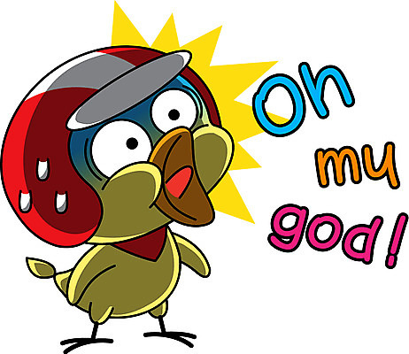 동물 캐릭터 모자 라이프스타일 동물캐릭터 스티커 일러스트 표정 사람없음 일상 라이프 생활 놀람 헬멧 새캐릭터 닭캐릭터 땀 충격 비코와아리 병아리캐릭터 일러캐릭터 AI파일 잡화 감정 조류 병아리 닭 보호장비 파일형식 벡터