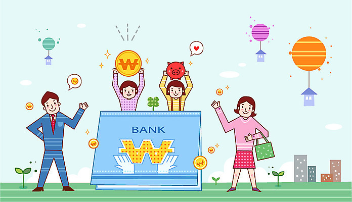 전신 식물 건축물 여자 남자 딸 아들 어린이 돈 일러스트 가정 가족 주택 서기 들기 사람 소녀 소년 여러명 성인 건물 금융 경제 새싹 동전 저축 돼지저금통 저금통 열기구 절약 가정경제 통장 금융의날 국내일러스트 AI파일 건축 다수 컨셉 관계 항공교통 모션 재산 파일형식 벡터 법정기념일