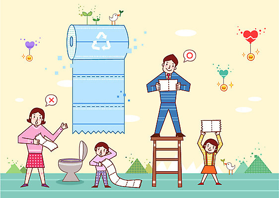 전신 식물 여자 남자 딸 아들 어린이 일러스트 사다리 가정 가족 서기 들기 사람 소녀 소년 여러명 성인 경제 새싹 저축 절약 화장지 두루마리 화장실 가정경제 변기 변기통 금융의날 국내일러스트 AI파일 다수 컨셉 관계 모션 금융 도구 파일형식 벡터 법정기념일