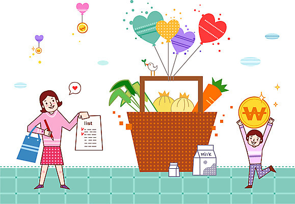 전신 여자 남자 종이 아들 어린이 돈 채소 일러스트 가정 가족 양파 서기 사람 소년 성인 두명 금융 경제 쇼핑 장보기 동전 당근 저축 우유 절약 계획 장바구니 가정경제 풍선 파 리스트 금융의날 국내일러스트 우유갑 AI파일 컨셉 관계 모션 유제품 뿌리채소 바구니 재산 파일형식 벡터 법정기념일