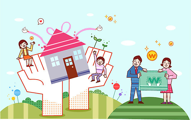 전신 나무 식물 건축물 여자 남자 딸 아들 어린이 돈 일러스트 가정 가족 산 주택 서기 사람 앉기 소녀 소년 여러명 성인 건물 금융 경제 새싹 동전 저축 절약 가정경제 통장 금융의날 국내일러스트 AI파일 건축 다수 컨셉 관계 모션 재산 파일형식 벡터 법정기념일