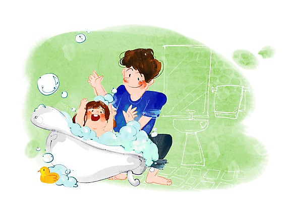 전신 PSD 라이프스타일 남자 딸 행복 일러스트 가족 욕조 사람 앉기 성인 두명 라이프 목욕 거품 욕실 자녀 물방울 아기 가족라이프 아빠 즐거움 화장실 남자만 부녀 국내일러스트 감정 관계 모션 생활 청결 파일형식