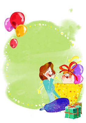 전신 PSD 라이프스타일 여자 행복 리본 일러스트 가족 엄마 선물 사람 앉기 성인 두명 라이프 선물상자 상자 자녀 아기 끈 가족라이프 즐거움 풍선 서프라이즈 여자만 국내일러스트 감정 컨셉 관계 모션 생활 파일형식