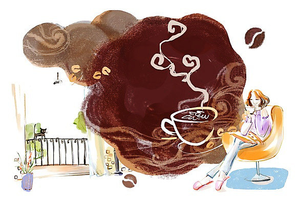 전신 PSD 동물 라이프스타일 여자 여유 커피 음료 말풍선 의자 일러스트 티타임 휴식 한명 사람 앉기 성인 라이프 컵 울타리 소파 고양이 원두 차 커피잔 찻잔 낟알 여자만 여자한명만 성인여자만 성인만 국내일러스트 1 식기 감정 가구 컨셉 포유류 모션 잔 생활 담장 반려동물 파일형식