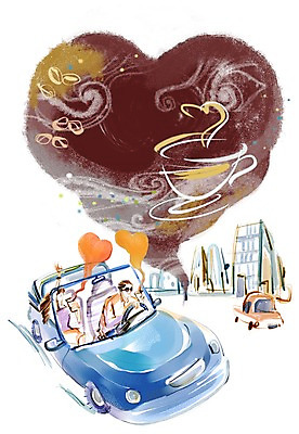 PSD 라이프스타일 건축물 커플 여자 남자 도로 여유 커피 음료 말풍선 일러스트 자동차 티타임 휴식 사람 앉기 상반신 성인 두명 건물 라이프 컵 드라이브 원두 하트 차 커피잔 찻잔 낟알 종이컵 성인만 국내일러스트 모양 식기 건축 감정 길 육상교통 컨셉 관계 교통시설 모션 잔 생활 운전 일회용 파일형식