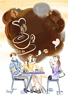 전신 PSD 라이프스타일 여자 남자 여유 커피 음료 말풍선 의자 일러스트 탁자 티타임 휴식 대화 사람 앉기 성인 라이프 컵 세명 카페 원두 차 커피잔 찻잔 낟알 노천카페 성인만 국내일러스트 식기 감정 가구 컨셉 모션 잔 말하기 생활 상점 파일형식