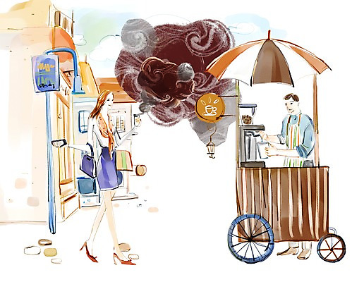 전신 PSD 라이프스타일 건축물 여자 남자 여유 커피 음료 말풍선 가로등 일러스트 티타임 휴식 거리 서기 사람 성인 두명 건물 라이프 컵 앞치마 수레 카페 원두 파라솔 차 낟알 종이컵 종업원 직원 노천카페 성인만 국내일러스트 직업 식기 공공시설 건축 감정 컨셉 모션 생활 상점 카트 일회용 파일형식