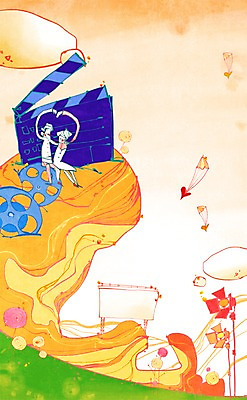 전신 PSD 식물 구름 커플 여자 남자 일러스트 상상 하늘 조명 상상일러스트 사람 앉기 손짓 잔디 성인 두명 판타지 손들기 꿈 팻말 열기구 하트 풀 클래퍼보드 필름 영화 언론 소통 성인만 국내일러스트 자연요소 모양 컨셉 관계 항공교통 모션 문화예술 프레임 파일형식