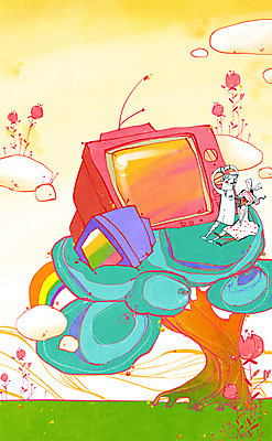 전신 PSD 나무 식물 구름 커플 여자 남자 일러스트 상상 하늘 상상일러스트 사람 앉기 손짓 잔디 성인 두명 판타지 손들기 텔레비전 꿈 하트 풀 언론 소통 성인만 국내일러스트 자연요소 모양 컨셉 관계 모션 전자제품 파일형식