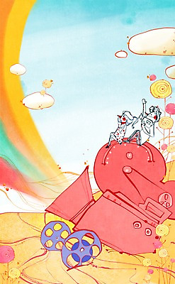 전신 PSD 구름 커플 여자 남자 무지개 일러스트 상상 하늘 상상일러스트 사람 앉기 성인 두명 판타지 꿈 필름 영화 언론 영상기 소통 성인만 국내일러스트 자연요소 컨셉 관계 모션 문화예술 파일형식