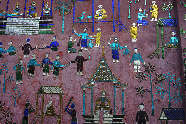 포토 JPG 주간 해외풍경 해외 아시아 문화 예술 벽 백그라운드 사람없음 야외 담장 벽화 그림 라오스 국내포토 자연요소 나라 풍경 파일형식