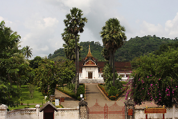 포토 JPG 주간 나무 식물 구름 해외풍경 해외 건축물 건축 아시아 종교 고건축 불교 해외건축 종교시설 하늘 출입구 풍경 사람없음 야외 건물 야자수 동양건축 사찰 사원 라오스 국내포토 자연요소 나라 종교건축 시설 파일형식 동양