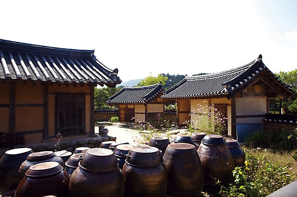 포토 JPG 주간 나무 식물 아시아 고건축 풍경 사람없음 야외 건물 항아리 선비촌 영주 국내포토 자연요소 한국전통 건축물 나라 도자기 경상북도 파일형식