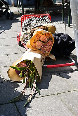 포토 JPG 주간 해외풍경 해외 꽃 유럽 포장 바닥 그림자 풍경 사람없음 야외 수레 시장 네덜란드 담기 네델란드 넘어짐 쓰러짐 국내포토 자연요소 식물 나라 모션 카트 파일형식