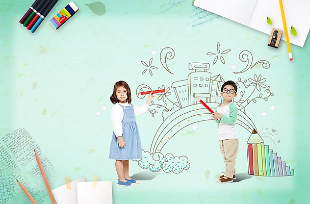 전신 PSD 서양인 외국인 편집 편집이미지 라이프스타일 여자 어린이교육 교육 남자 어린이라이프 어린이 지도 색연필 서기 들기 사람 동양인 소녀 소년 두명 필기구 연필 스케치 그림 지우개 조기교육 어린이만 이미지편집 모션 문구용품 학용품 미술 인종 생활 파일형식