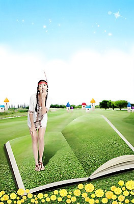 전신 PSD 외국인 나무 식물 편집 편집이미지 여자 꽃 하늘 동화 주택 한명 서기 사람 잔디 초원 20대 성인 앞모습 책 펼침 인디언 동화책 동화나라 여자만 여자한명만 성인여자만 청년만 청년여자만 성인한명만 청년여자한명만 성인여자한명만 성인만 이미지편집 1 뷰포인트 모션 아메리카 인종 청년 건물 파일형식