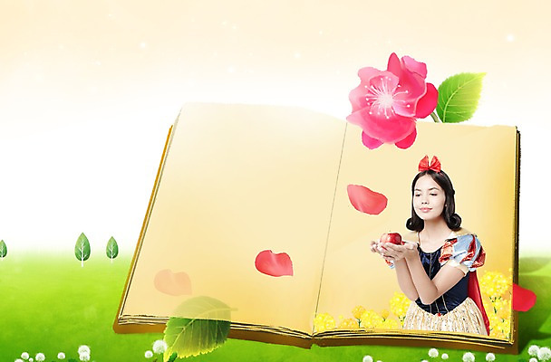 PSD 서양인 외국인 식물 백인 편집 편집이미지 여자 꽃잎 꽃 한명 들기 사람 초원 상반신 20대 성인 앞모습 책 펼침 사과 동화책 백설공주 동화나라 독사과 여자만 여자한명만 성인여자만 청년만 청년여자만 성인한명만 청년여자한명만 성인여자한명만 성인만 이미지편집 1 뷰포인트 과일 모션 동화 인종 청년 독약 공주님 파일형식