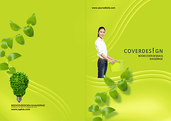 PSD 외국인 식물 템플릿 편집 표지디자인 북디자인 출판디자인 여자 표지 캠페인 컬러 백그라운드 잎 북커버 전구 자연 나뭇잎 한명 들기 사람 팜플렛 성인 초록색 자연보호 그린캠페인 여자만 여자한명만 성인여자만 성인만 이미지템플릿 1 모션 인종 보호 생태계 파일형식