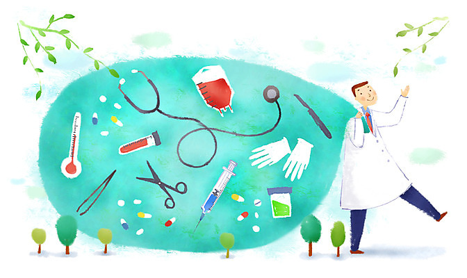 전신 PSD 나무 식물 남자 장갑 일러스트 의학 청진기 의료기기 가위 건강 주사기 한명 서기 사람 성인 치료 약 건강관리 의료진 의사 나뭇가지 의료용품 도움 혈액 나이프 보호 질병 온도계 체온계 복지 질병관리 핀셋 남자만 남자한명만 성인남자만 성인만 국내일러스트 직업 1 식기 잡화 컨셉 모션 문구용품 관리 도구 칼 사회이슈 파일형식