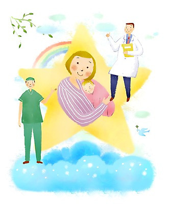 전신 PSD 식물 구름 여자 남자 별 무지개 일러스트 의학 엄마 건강 서기 들기 사람 성인 치료 세명 건강관리 환자 간호사 의료진 의사 나뭇가지 아기 도움 출산 보호 질병 복지 질병관리 수술복 서류판 국내일러스트 자연요소 나무 직업 컨셉 가족 모션 관리 사무용품 가운 사회이슈 파일형식