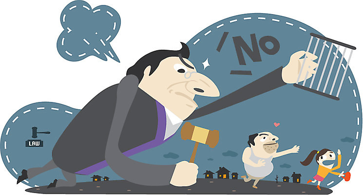 전신 구름 건축물 여자 남자 일러스트 하늘 주택 서기 사람 성인 건물 세명 가운 판사복 범죄 법률가 판사 탈출 감옥 법 의사봉 공정 법의 정의 변태 성인만 국내일러스트 AI파일 자연요소 직업 옷 건축 컨셉 모션 파일형식 벡터