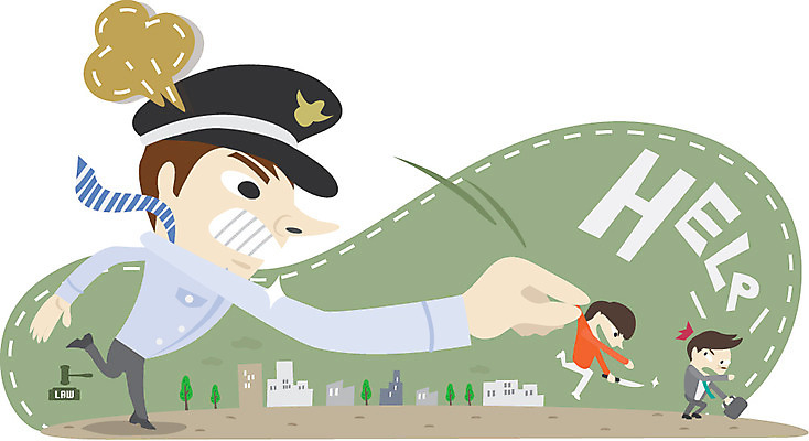 전신 나무 식물 구름 건축물 남자 일러스트 하늘 서기 사람 풍경 성인 건물 세명 잡기 범죄 칼 경찰 범죄인 법 경찰복 공정 정의 살인범 흉기 남자만 성인남자만 성인만 국내일러스트 AI파일 자연요소 직업 건축 유니폼 모션 파일형식 벡터