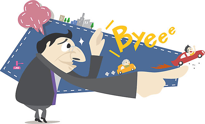 전신 나무 식물 건축물 남자 일러스트 자동차 서기 사람 성인 건물 세명 운전 가운 판사복 범죄 법률가 판사 법 의사봉 공정 법의 정의 과속 남자만 성인남자만 성인만 국내일러스트 AI파일 직업 옷 건축 육상교통 모션 파일형식 벡터